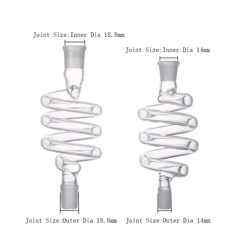 Durable Glass Hookah Connector for Shisha Spring Coil Twirl Nargile Chicha Smoking Accessory Narguile Part