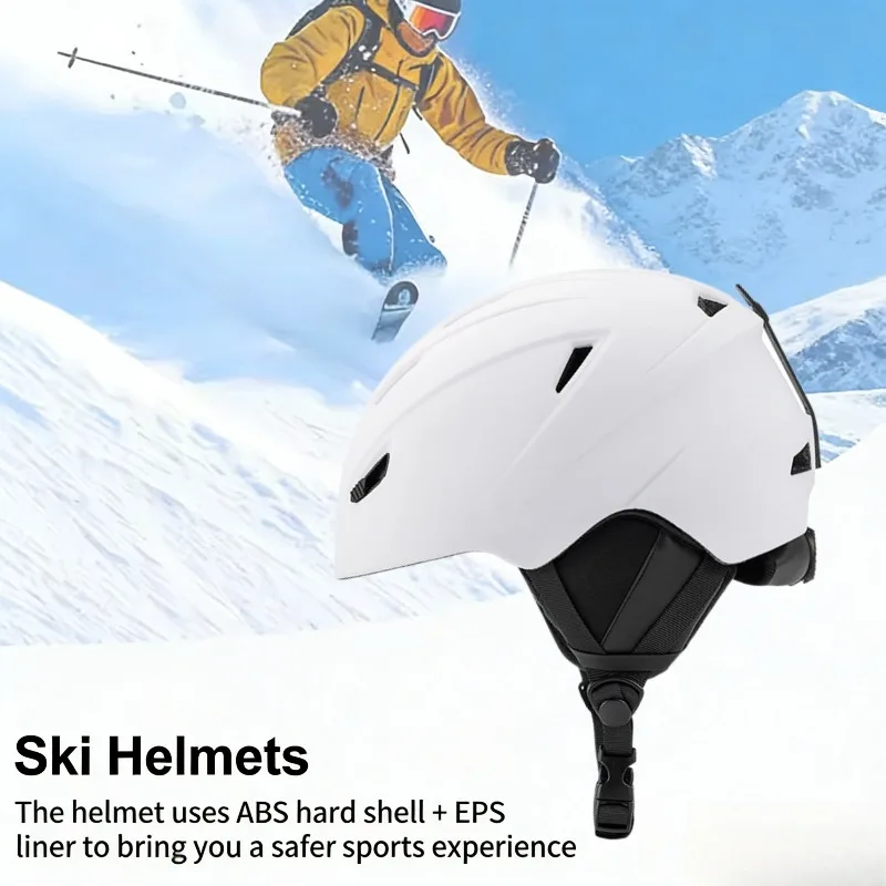 

Integrated Warm Ski Helmet Adjustable Lightweight Comfortable Snowboard Helmet