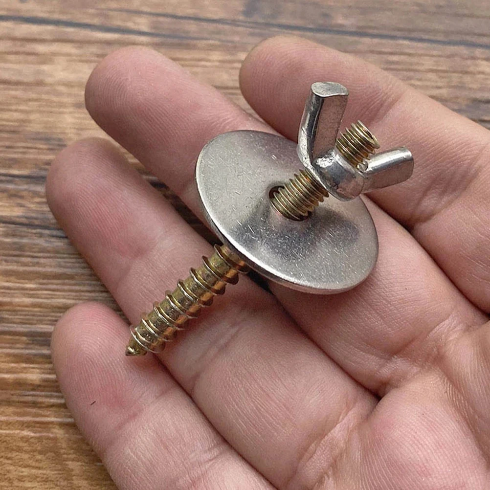 

1 set Bird Accessories M5 50 Screws Gaskets R om Color Durable Hamster Platform Fixing Screws Metal Perch St Replacement Parts