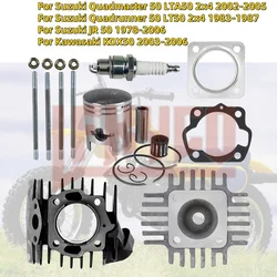 Motorcycle Accessories 41mm Engine Parts Cylinder Head Top End Kit Motor for Suzuki LT50 ALT50 JR50 11210-04012-0F0 Motoblock