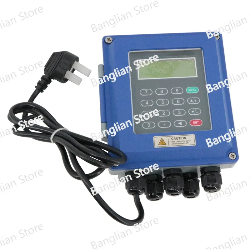 2000B Wall Mounted Water Flow Meter Transducer TS-2/TM-1-HT Optional SD Storage Clamp Sensor Liquid Ultrasonic Flowmeter