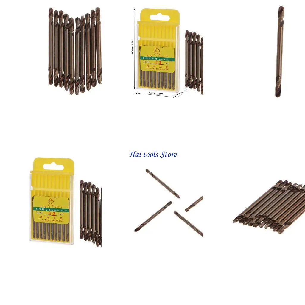 x37e 1/8 "สว่านบิตสแตนเลสสตีล M35 HSS สว่านโลหะชุดสำหรับโลหะแข็ง