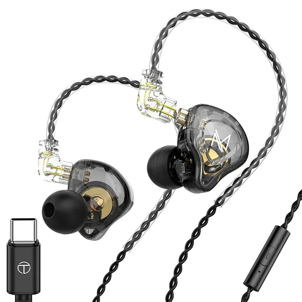 TRN MT1 Hi-FI 1DD Dinamico In-Ear Auricolare Drive HIFI Bass Monitor in metallo Auricolari sportivi Cuffie in-ear dinamiche in metallo