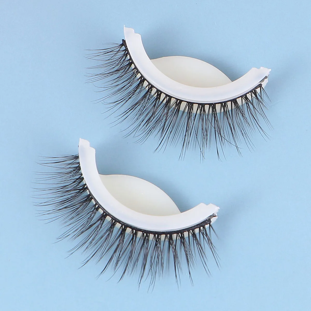 

3d False Eyelashes Comfortable Extension Glue Free Reusable Natural Makeup Fake