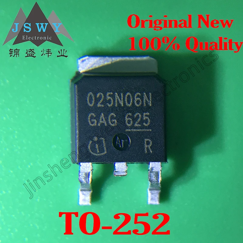 

(1-20PCS) 025N06N IPD025N06N Original Stock TO-252 60V 90A MOS Tube Field Effect Tube In Stock Ships Fast!