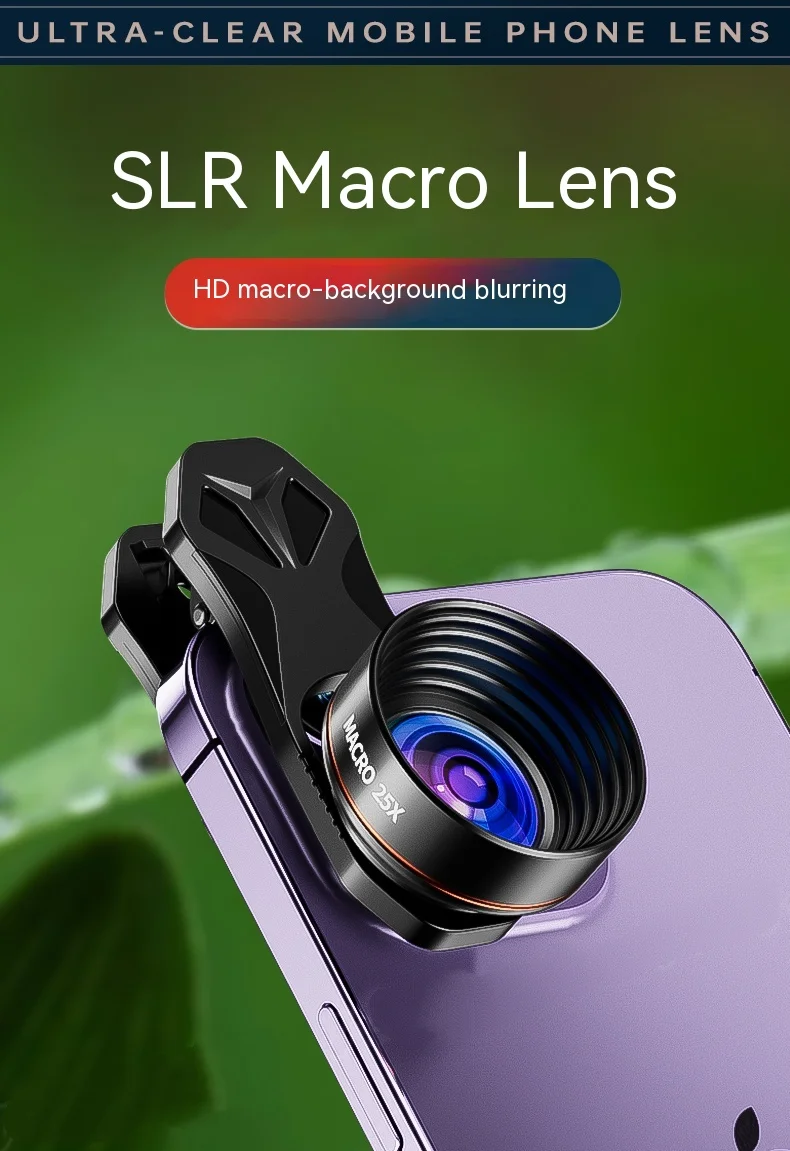 Lente Universal 3 en 1 para fotografía de teléfono ojo de pez HD ojo de pez 0,62X gran angular 25X Macro lente de cámara para teléfono inteligente para iphone 12 13