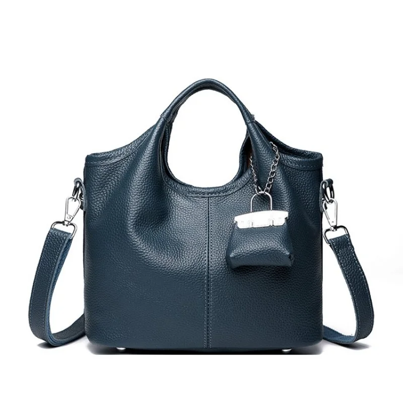 

Practical Diaper Bag For Moms In Stylish Leather Tote Design With Insulated Pockets And Changing Mat