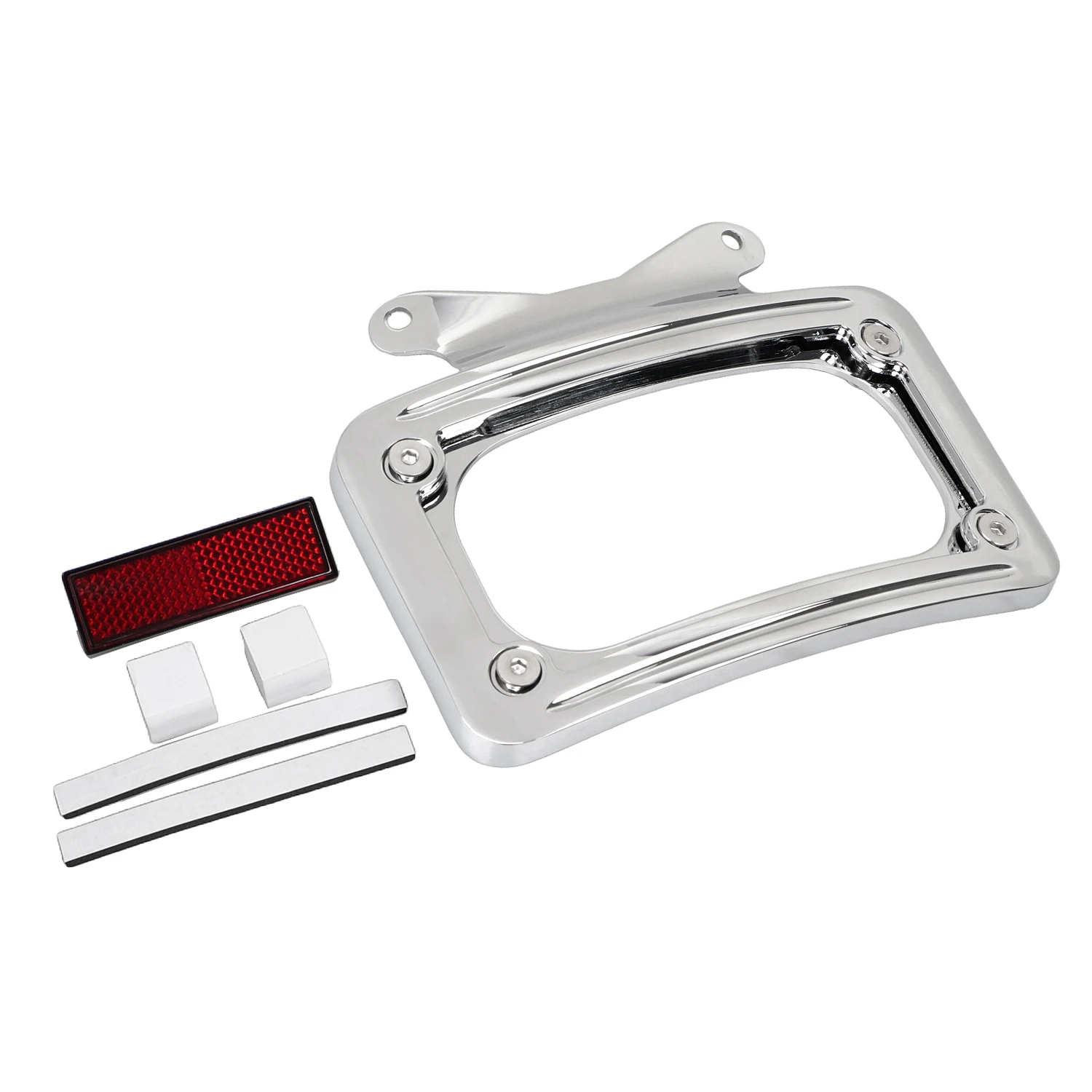 Motorcycle For Harley 2010 - 2023 Curved License Plate Mount Frame Street Road Glide King FLHX FLTRX Special FLHXS FLTRXS FLHRXS