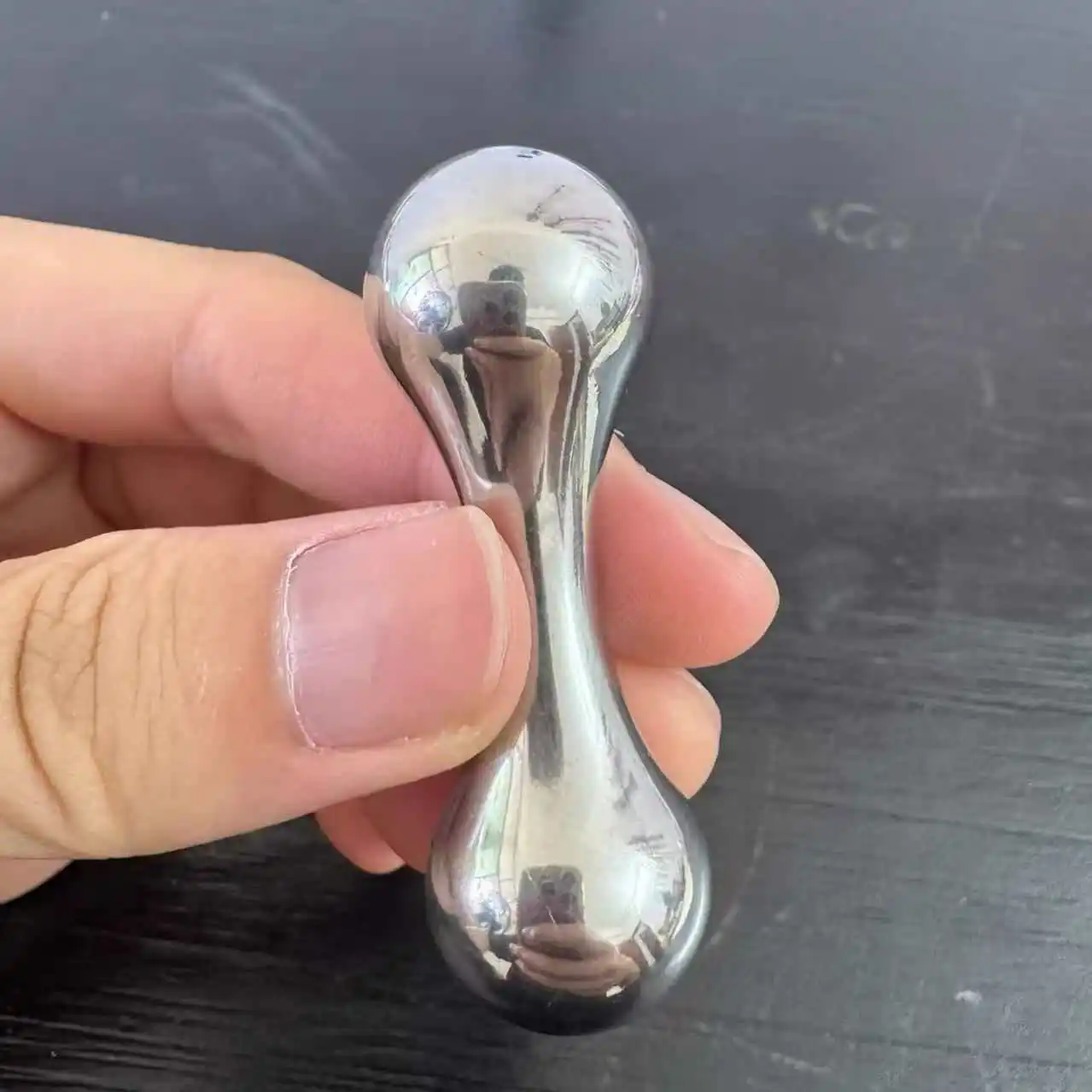 

Knucklebone Skill Toys Нержавеющая сталь Кость Fingerbone СДВГ Тревога Снятие стресса EDC Непоседа Подарки для мальчиков-подростков Дети Взрослые