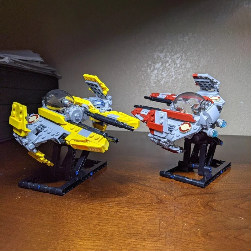 621 pçs moc eta 2 actis classe interceptores estrela batalha modelo blocos de construção arquitetura brinquedo diy presente natal ideia criativa