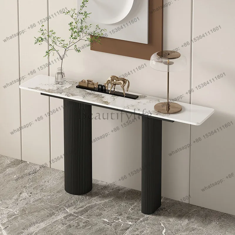 Minimalist Luxury Console Tables Aesthetic Elegant Console Entrance Trendy Living Room