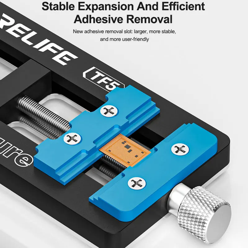 RELIFE TF5 Multifunctional Repair Fixture for Clamping and Repairing Various Mobile Phone Motherboards, CPU Chips, and Component