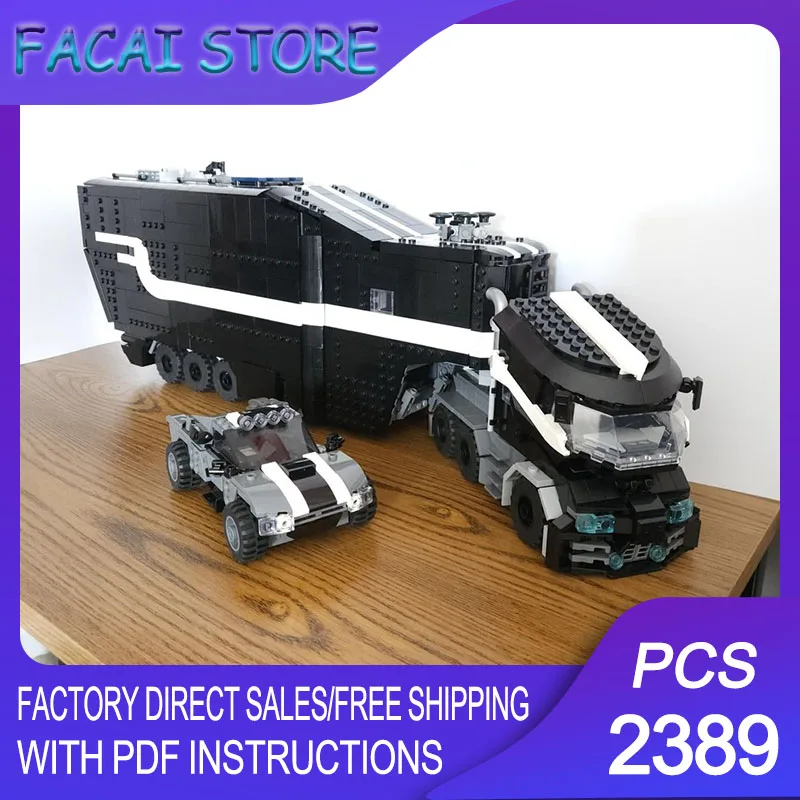 

Engineering Vehicle Moc Building Bricks Modular Agents Truck Re-imagined Technology Blocks Christmas DIY Toy Construction Gifts