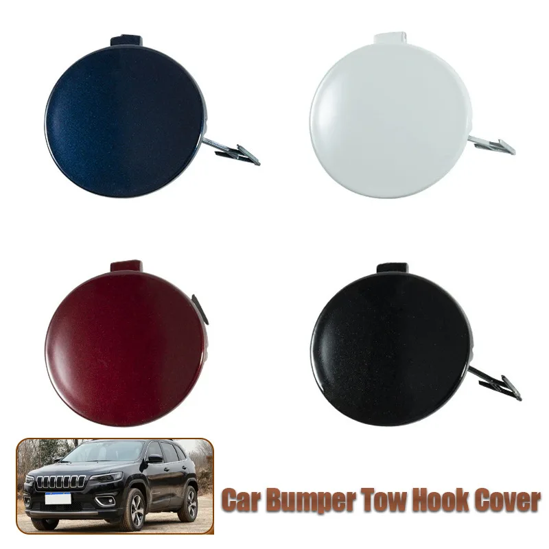 For 15-20 Jeep cherokee front and rear bumper, trailer cover, towing cover, trailer hook cover, exterior decoration