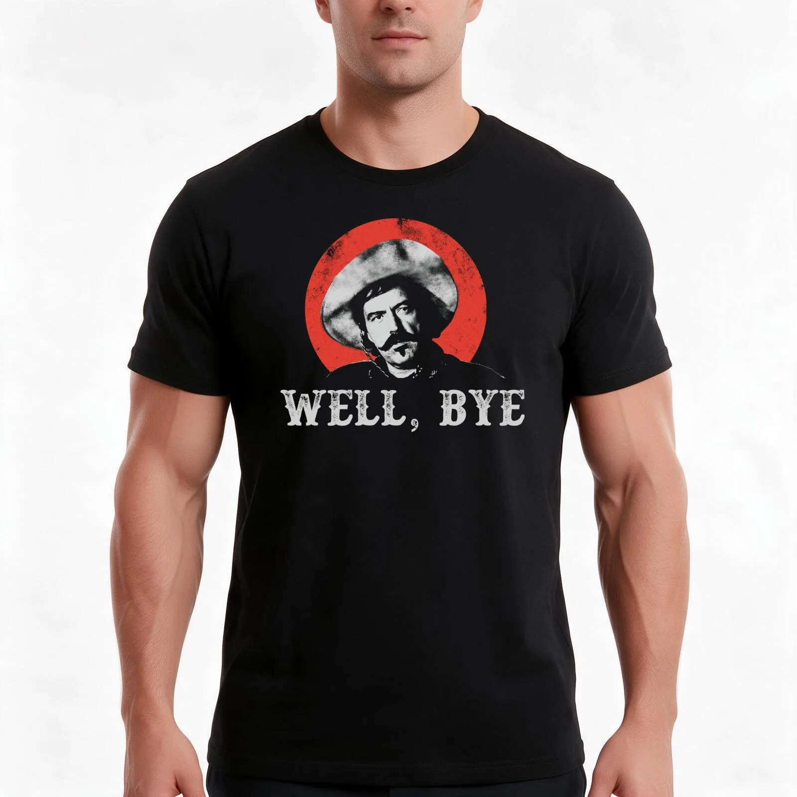Well Bye in white stencil T-Shirt Summer Casual Cotton Tee Oversized Streetwear Tops Vintage Graphic Print Unisex Men Women