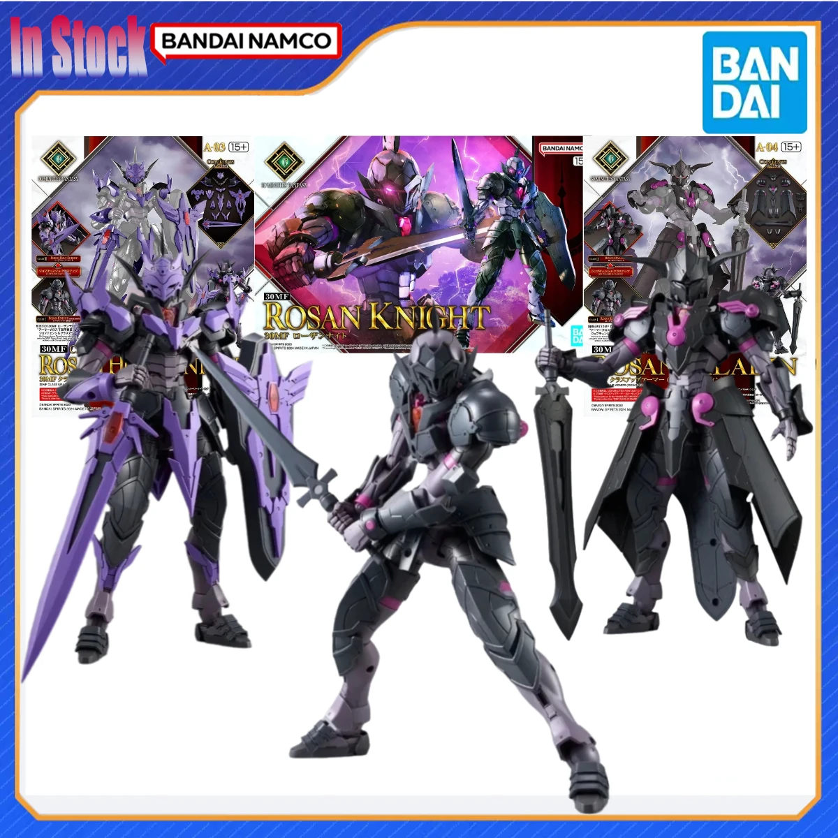 

Оригинальная аниме Bandai 30MINUTES FANTASY ROSAN KNIGHT (ROSAN HOLY KNIGHT & ROSAN PALADIN) наборы моделей экшн-фигурок детский подарок