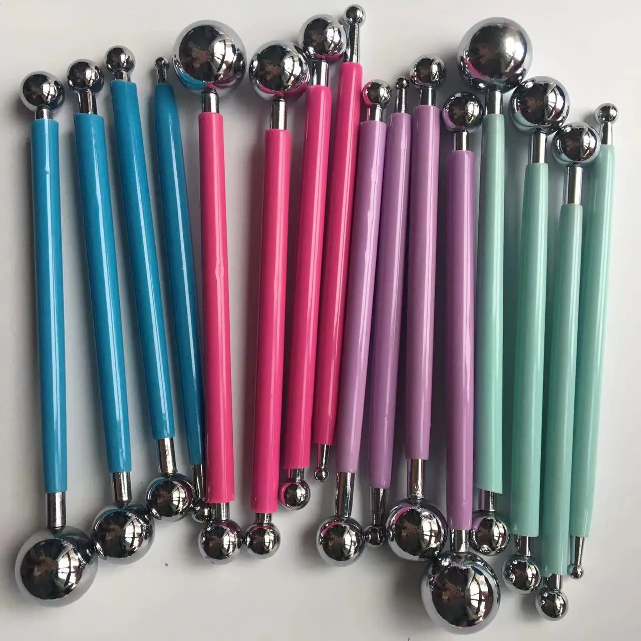 Professional DIY Stainless Steel Polymer Clay Tools Tool Sculpture Tools Toys For Clay Carving Molding Ball Stylus Sticks