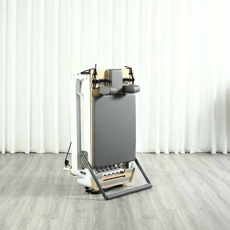 High End Custom Logo Space Saving Foldable Yoga Bed Folding Aluminum Reformer Pilates Machine