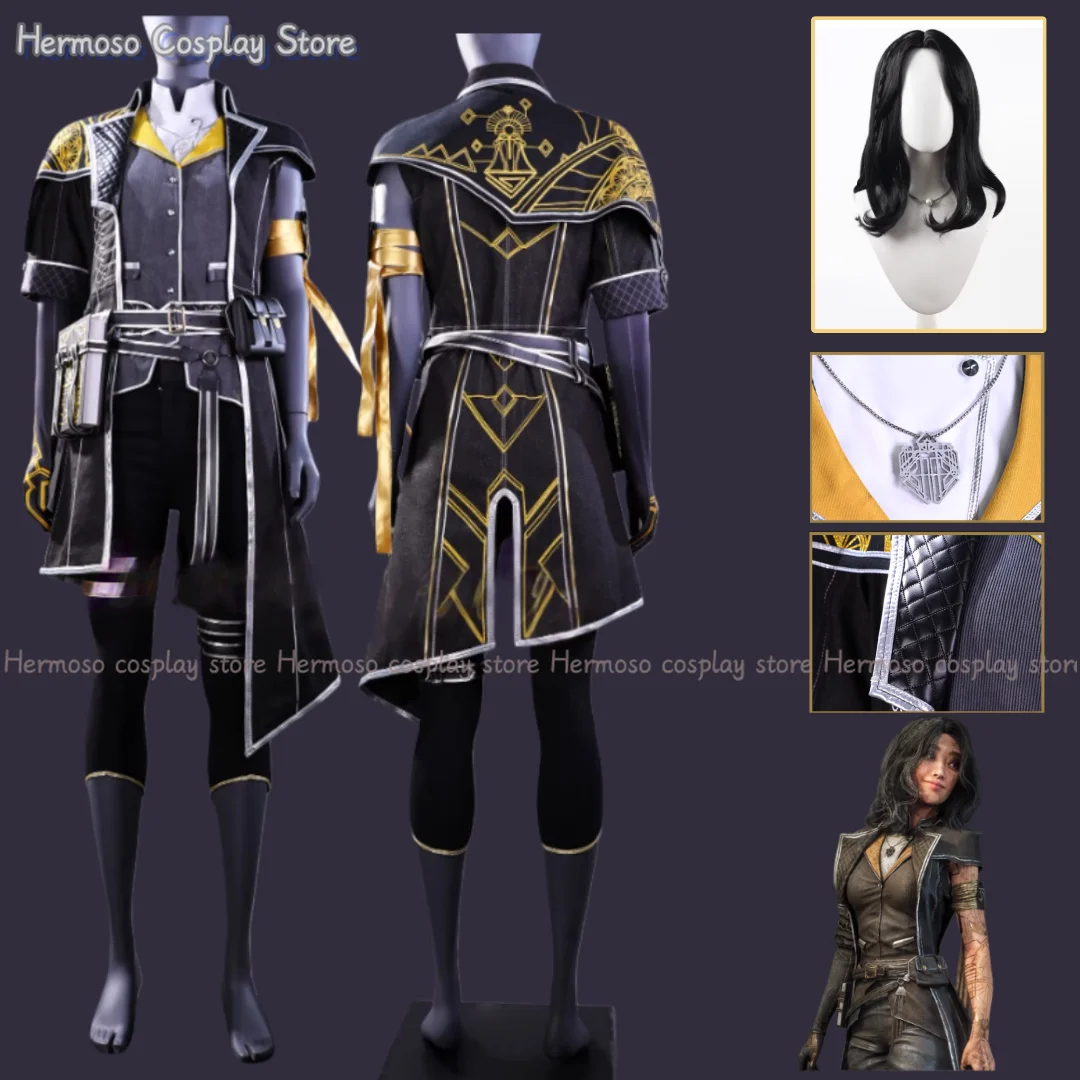 Lune Cosplay disfraz peluca juego Clair Obscur: Expedition 33 abrigo chaleco pantalón uniforme Halloween carnaval fiesta juego ropa de rol conjunto