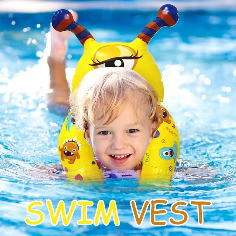 

Floats For Kids Portable Children Swim Vest Swimming Pool Floats For Kids With Double Air Bag And Adjustable Safety Buckle
