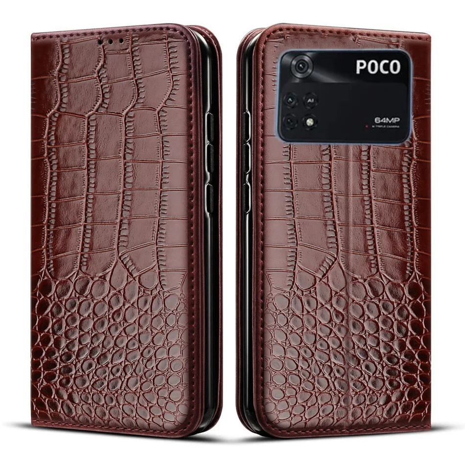 POCOM4 Poco M4 Case for POCO M4 Pro 4G Leather Flip Wallet Case for Xiaomi Mi POCO M4 Pro 5G Phone Case Fundas Coque