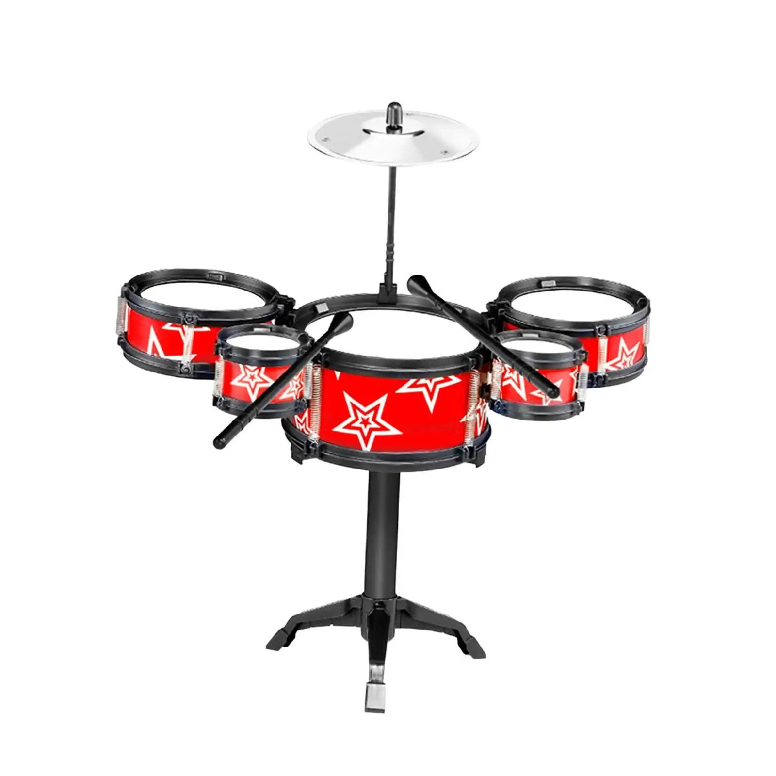 Kids Drum Set Childrens Simulation Drum Toy Toddlers Educational Drum Set for Holiday