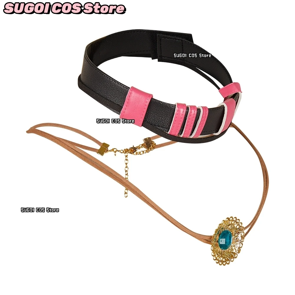 Arcane Jinx Cospaly Costumes Necklace Anime Game Arcane Season 2 Role-playing Jewerly Anime Party Wearing Chain
