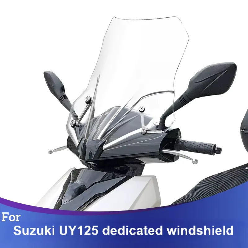 For Suzuki UY125 Special modification accessories - thickened front windshield - front windshield for wind protection