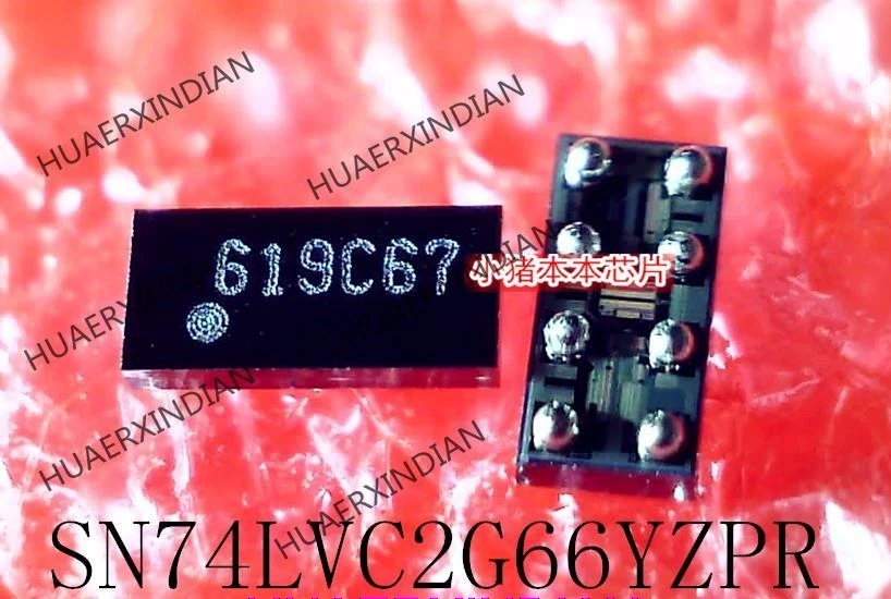 SN74LVC2G66YZPR Print 619C67 DSBGA-8, nuevo y Original