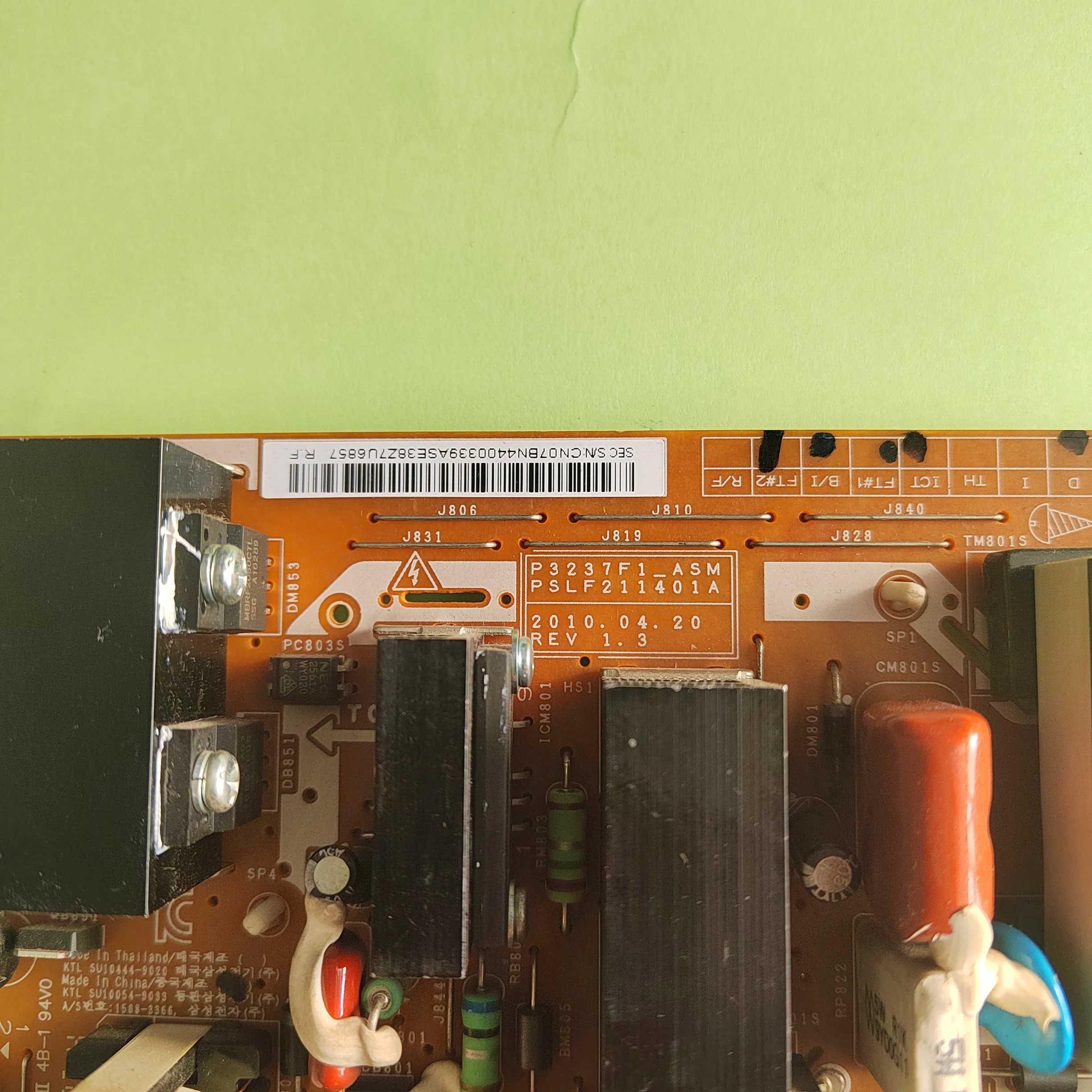 BN44-00339A BN44-00339B BN44-00339D 전원 공급 장치 보드, LE37C650 LN32C480 LE32C630K1W LE32C530F1W LN32C530F LE37C650L1W TV용