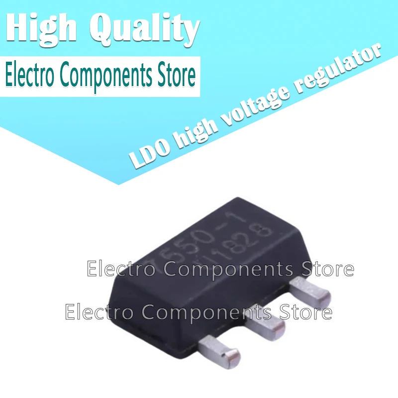 10PCS LDO high voltage regulator HT7550 HT7533 HT7530 HT7350 HT7333 SOT-89 SMD REGULATOR SOT89