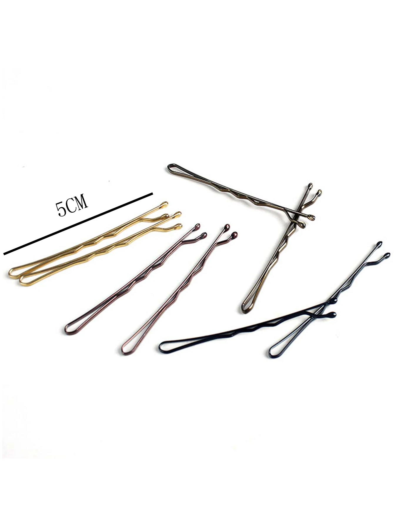 24pcs/Set Black Hairpins For Women Hair Clip Lady Bobby Pins Invisible Wave Hairgrip Metal Hairclip