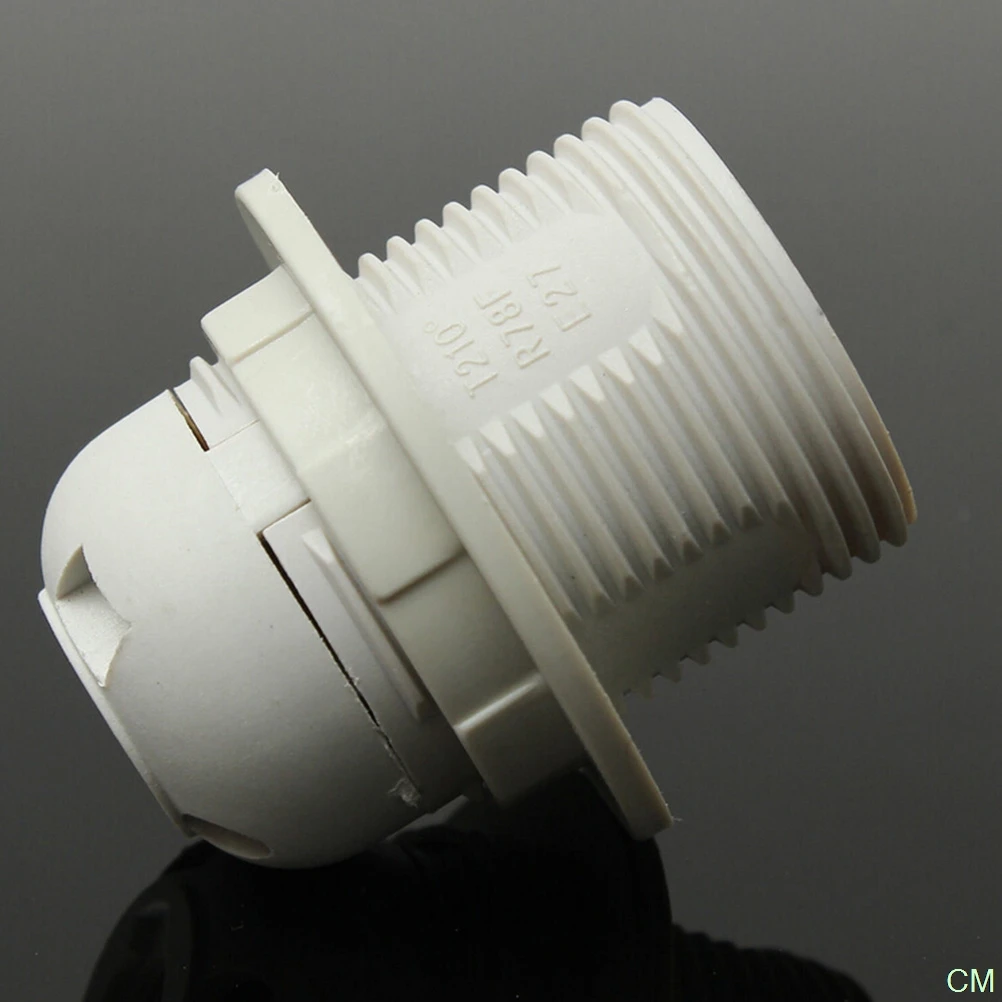 

1PCS White Black 4A 250V E27 Card-type Lamp Holder CE Certification Socket High Quality