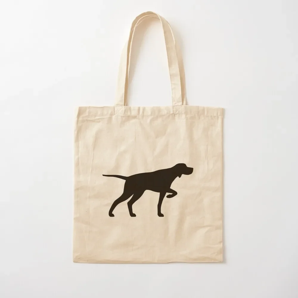 

Pointer Dog Silhouette(s) Tote Bag foldable reusable bag Handbags women Canvas Tote Bag