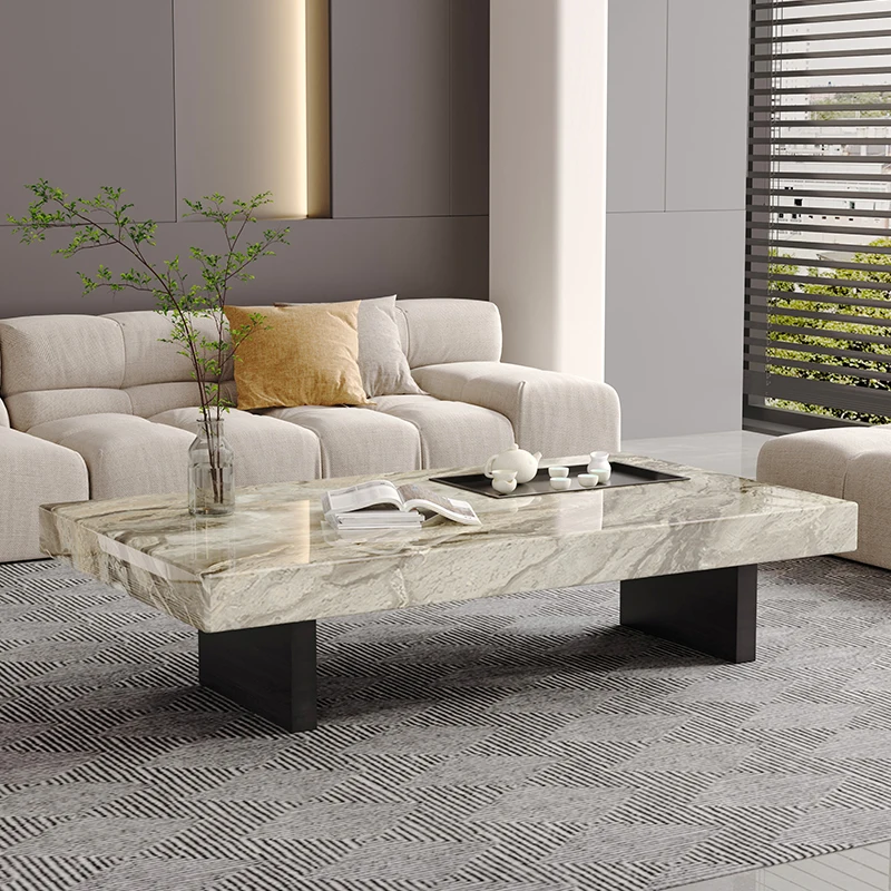 

Design Industrial Coffee Table Luxury European Vintage Balcony Square Dining Table Storage Mesa De Canto Living Room Furniture