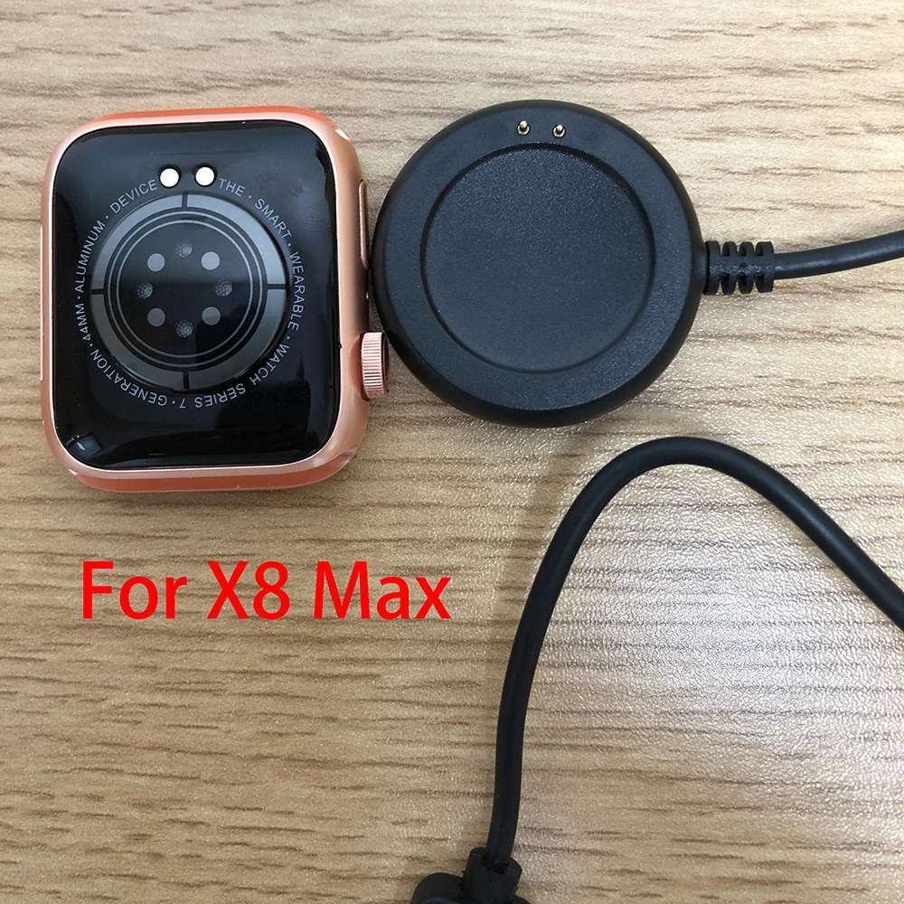 الأصلي كابل الشاحن 4 مللي متر ل SmartWatch X8 ماكس ، 3 مللي متر ل ساعة ذكية T100 زائد ، USB 2 دبوس شاحن ساعة شاحن الطاقة شحن