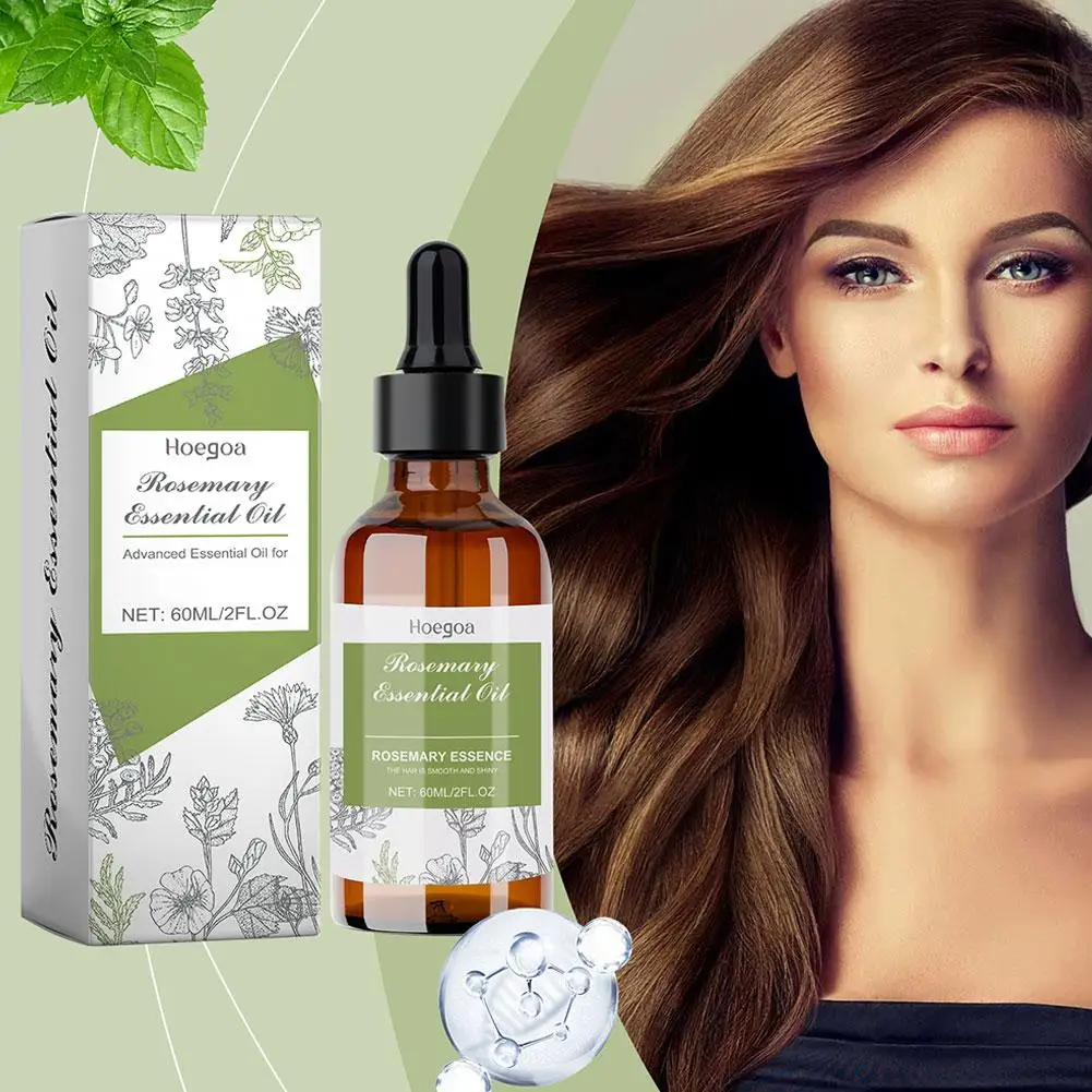 Rosemary Hair Care Essential Oil Nourishes Hair Roots Improvement Solid Hair Hair Repairing Dense Of Bifurcation R3B8