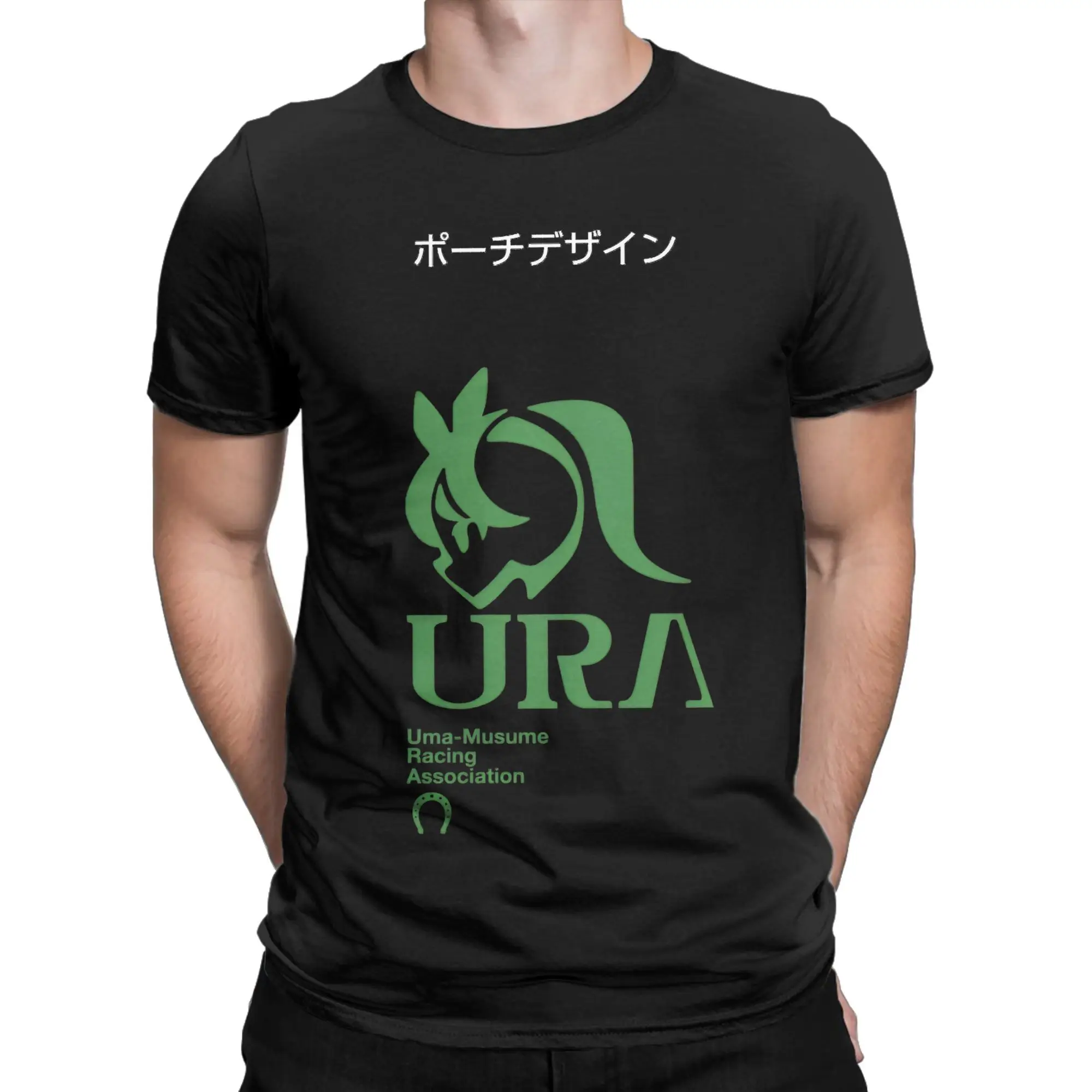 Uma Musume Pretty Derby Anime T-Shirt Men  Y2K Basic Cotton T-Shirts Summer O Neck Fashion Tees Dropshipping Plus Size Tops