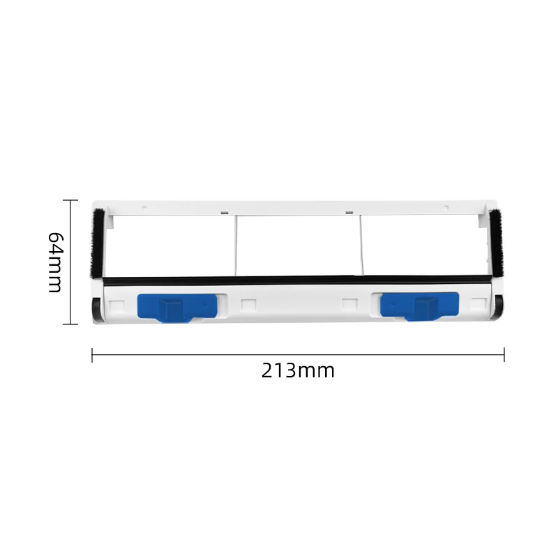 Kompatibel mit Ecovacs X2 Omni / X2 / X2 Pro Rollenbürstenabdeckung, Hauptbürstenhalterung, Bürstenmop-Pad