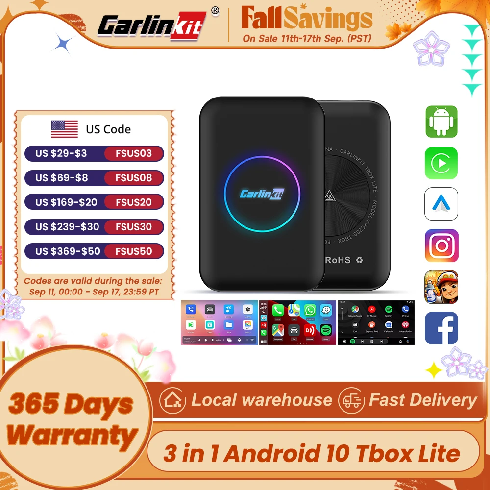 2024 CarlinKit CarPlay Android TV Box Dual Wireless CarPlay Android Auto Adapter Car Multimedia Smart Ai Box Online Video 5GWiFi