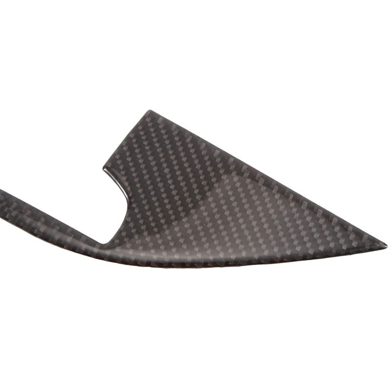 1 PCS Car Left-Hand Drive 10.25 Inches Display Frame Sticker Carbon Fiber Pattern Automotive Supplies For Kia Stinger 2019-23 image 3