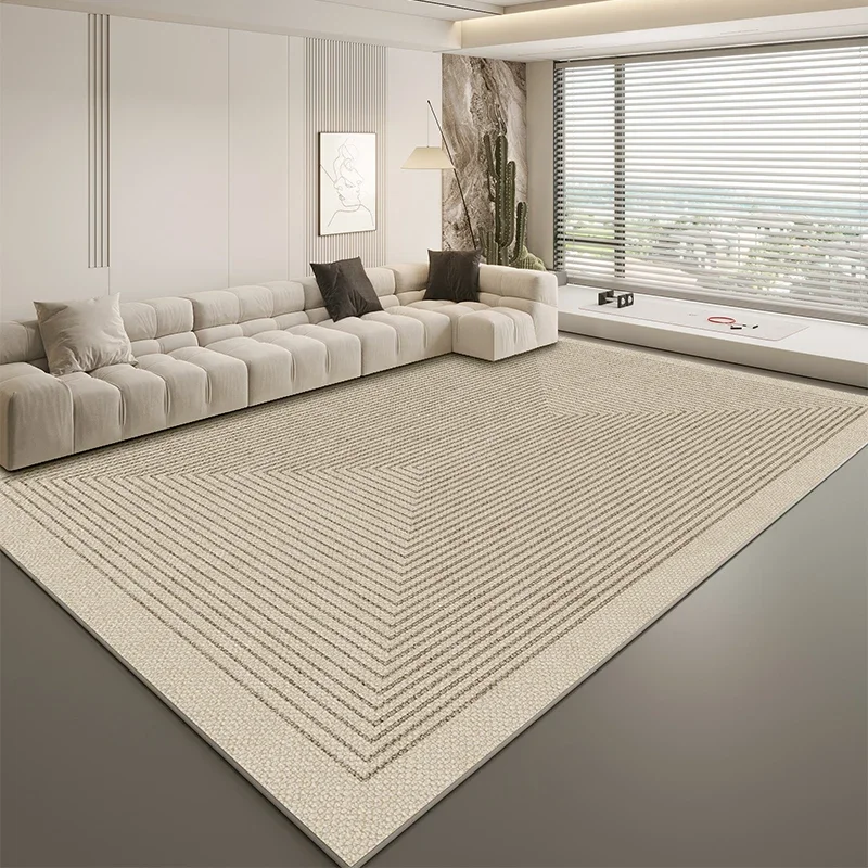 VIKAMA Bohemian-Style Carpet Light Luxury High-End Feel Living Room Sofa Coffee Table Anti-Slip Large Area Mat Home Decoration