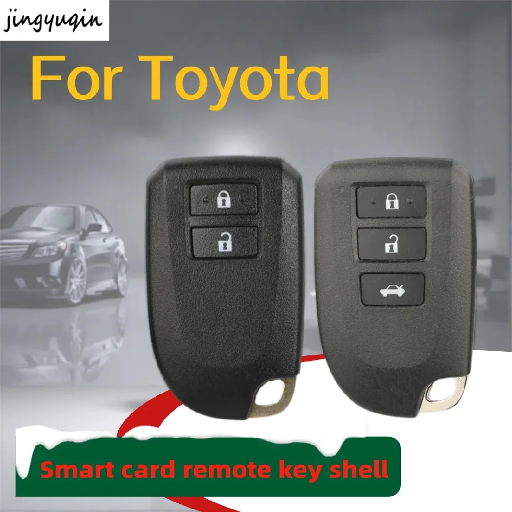 

Модифицированный чехол для смарт-ключа Jingyuqin для Toyota Prado, Yaris, Vios, Previa, Yaris L, Hiace, Camry, Corolla, Verso