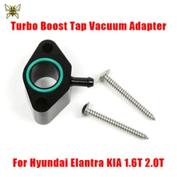 Aluminum Turbo Boost Tap Vacuum Adapter For KIA Hyundai Veloster Santafe Tucson 1.6T Engine Elantra Boost Sensor BB-BSA-90020