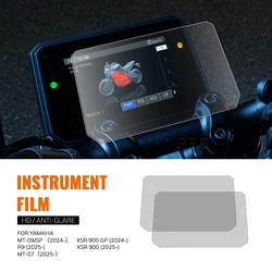 TFT Display Protection Film For Yamaha MT-09 MT09 XSR 900 GP 2024- XSR900 MT-07 MT07 R9 2025- Screen Protector Instrument Film