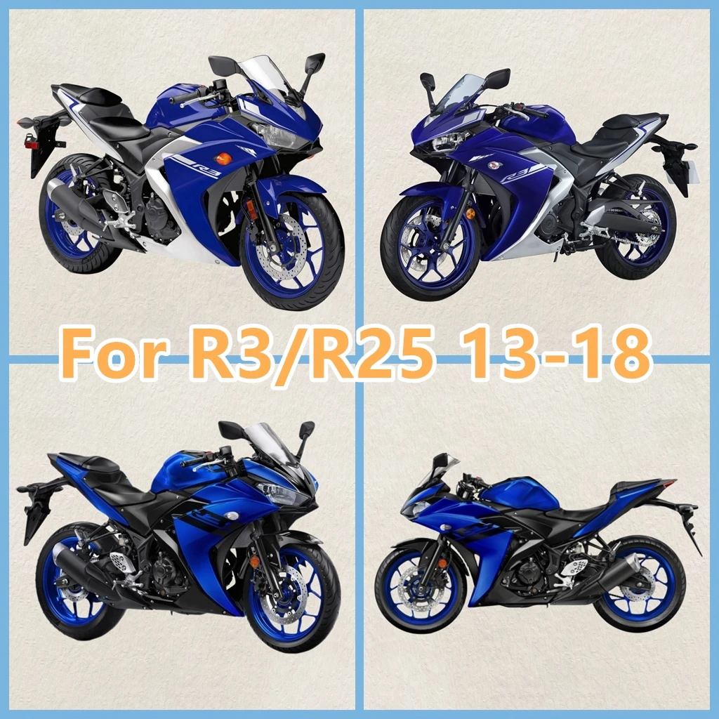 High quality Motorcycle Fairings Kit for YAMAHA R25 2013 2014 2015 YZFR25 YZFR3 2016 202017 2018 R3 ABS ZXMT Bodywork Parts