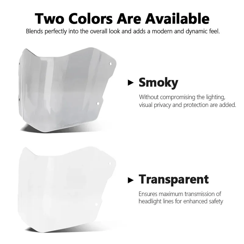 

Motorcycle Headlight Protector Head Lamp Protection Cover Headlight Guard For Yamaha Tenere 700 Smoky