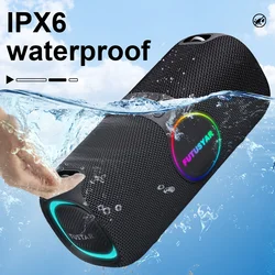 X7 outdoor portable wireless Bluetooth speaker 120W high-power karaoke speaker RGB subwoofer TWS/TF/AUX party karaoke speaker