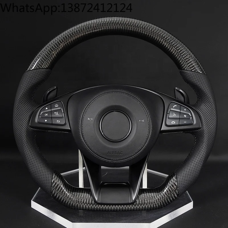 

Old Model to 2018new Model Steering Wheel Car Steering Wheel for Mercedes Benz C43 GLC63 E53 CLS53 A220 S560 GLE63