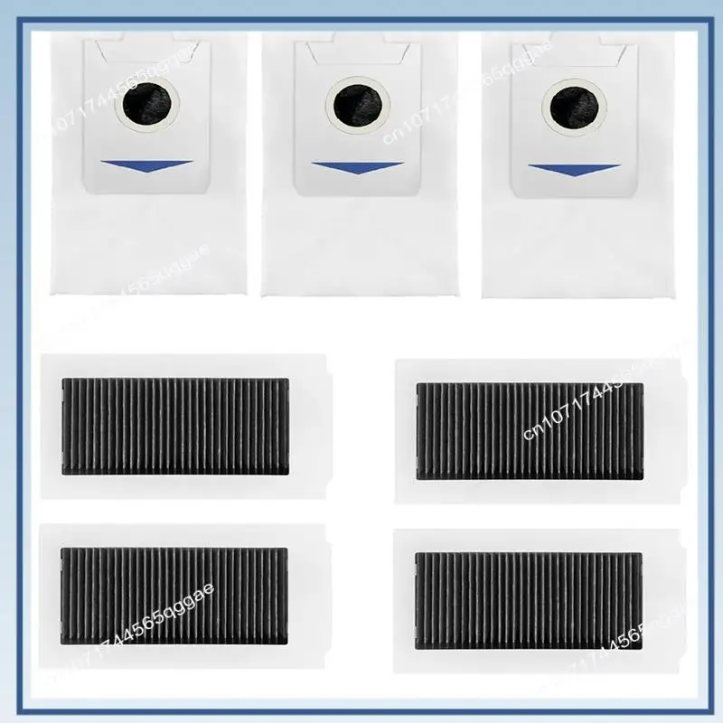 A67I ل Ecovacs MATE X جهاز آلي لتنظيف الأتربة الملحقات تصفية الترشيح كيس لجميع الغبار كنس استبدال أجزاء